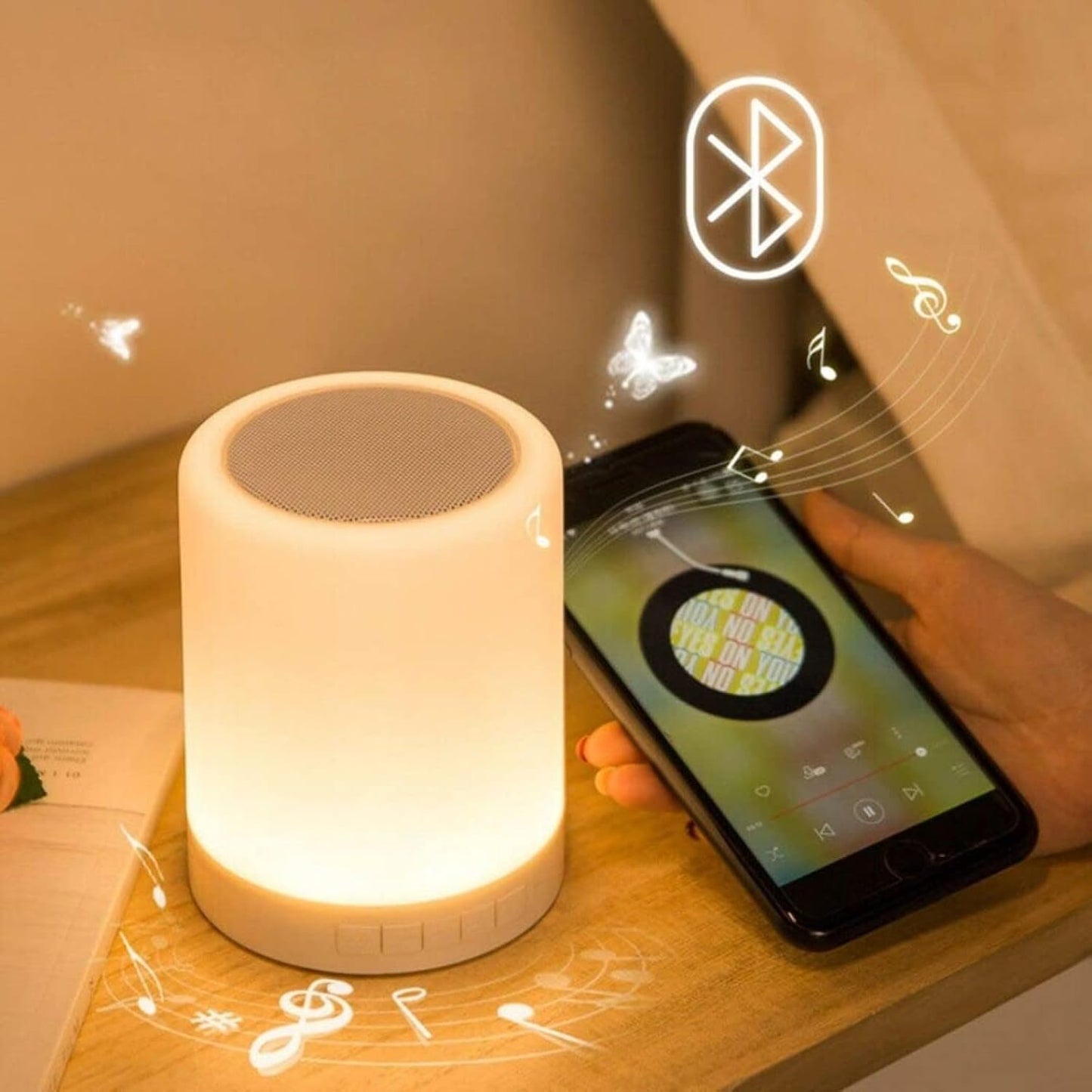 Led Touch Lamp Portable Bluetooth Speaker