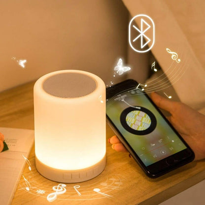 Led Touch Lamp Portable Bluetooth Speaker