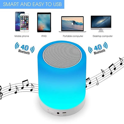 Led Touch Lamp Portable Bluetooth Speaker