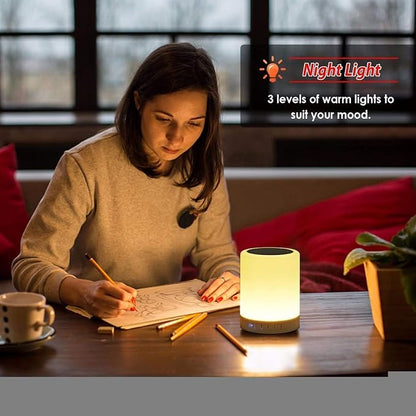 Led Touch Lamp Portable Bluetooth Speaker